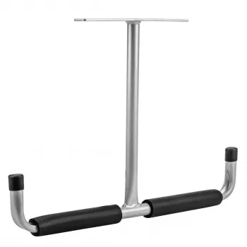 NEO TOOLS Juego de ganchos para garaje 16 piezas | Ganchos de pared de acero para cargas pesadas con recubrimiento antideslizante de PVC, Negro/Naranja