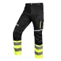 NEO TOOLS pantalón de protección con bolsillos para rodilleras, negro/amarillo, XXL