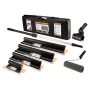 NEO TOOLS Set de alisado con llanas, mango telescópico y rodillo, en maletín