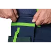 NEO TOOLS Shorts hombre de mezcla de algodón con elástico, XXXL, negro