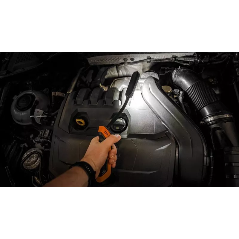 NEO TOOLS Linterna de inspección a batería 400 lm COB + linterna 99-102
