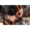 NEO TOOLS Set de seguridad con cable de seguridad – arnés PROTEKT P-01, cuerda kernmantel de 2m, mosquetón de acero, EN 361/354/363, CE 0082