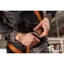 NEO TOOLS Set de seguridad con cable de seguridad – arnés PROTEKT P-01, cuerda kernmantel de 2m, mosquetón de acero, EN 361/354/363, CE 0082
