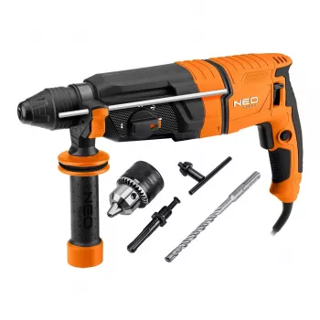 NEO TOOLS Martillo perforador SDS+ 900W, 3,5J con maletín