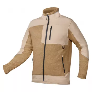 NEO TOOLS sudadera softshell OUTDOOR, beige, talla XL