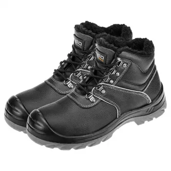 NEO TOOLS botas de trabajo de cordones acolchadas S3 SRC, puntera de acero y plantilla antipunzamiento, talla 47