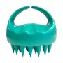 Cepillo masajeador de cuero cabelludo Neofolics - cerdas de silicona suaves, diseño ergonómico, negro