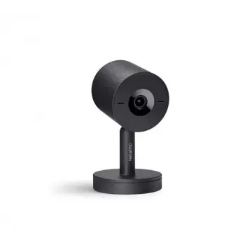 Cámara de seguridad interior Netatmo Advance, negra, Full HD 1080p, reconocimiento facial, HomeKit