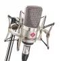 Neumann TLM 102 NI Studio Set - Micrófono de condensador de gran diafragma con araña, Níquel