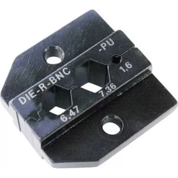 Neutrik DIE-R-BNC-PU Insertos de crimpado para conectores BNC rearTWIST, negro