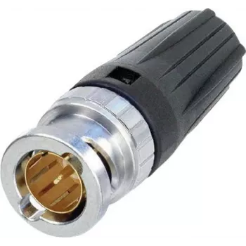 Neutrik NBNC75BUU11 rearTWIST conector macho BNC de crimpado para cable coaxial de 75 ohmios