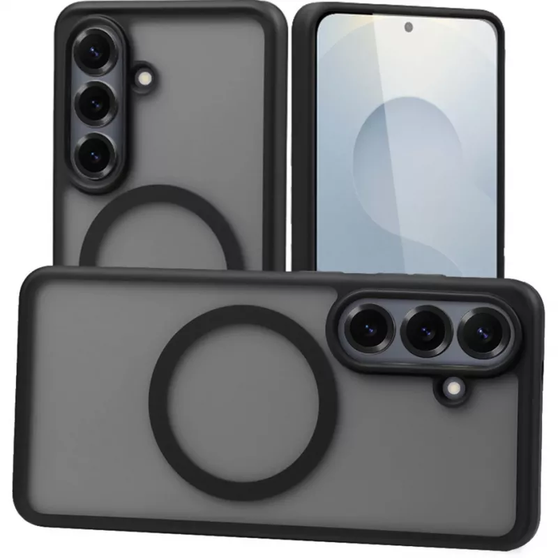 Nevox StyleShell Invisio Funda MagSafe para Samsung Galaxy S26+ negra