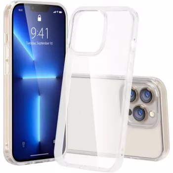 NEVOX StyleShell SHOCKFLEX funda para Apple iPhone 14 Pro 6,1 pulgadas transparente