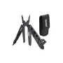 NEXTOOL multiusos Vanguard llave inglesa NE20131 multiusos EDC 15 en 1 de acero inoxidable con llave inglesa ajustable, alicates, cuchillo, sierra, destornillador, rompe cristales, funda de nailon