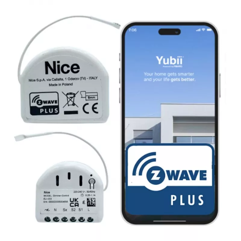 Control de atenuación Z-Wave NICE FGD-212 EU