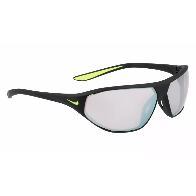 NIKE AEROSWIFTEDQ0 Gafas de sol deportivas unisex - Negro mate, gris tintado, lente de 65 mm