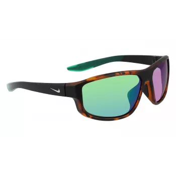 Nike Brazen Fuel MDJ Gafas de sol - montura negra, lente gris con espejo flash plateado