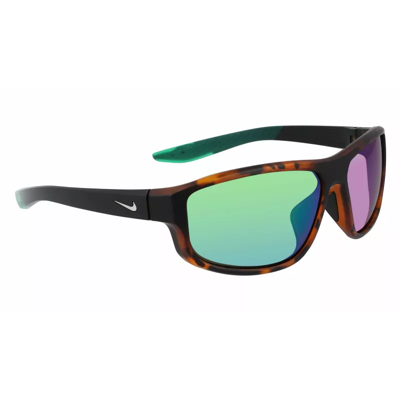Nike Brazen Fuel MDJ Gafas de sol - montura negra, lente gris con espejo flash plateado
