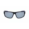 Gafas de sol de hombre NIKE Brazenfield - Montura negra mate, lentes de policarbonato grises, 62/14/130 mm
