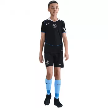 Nike Chelsea FC 2025/26 Stadium camiseta de visitante niños fútbol negro L