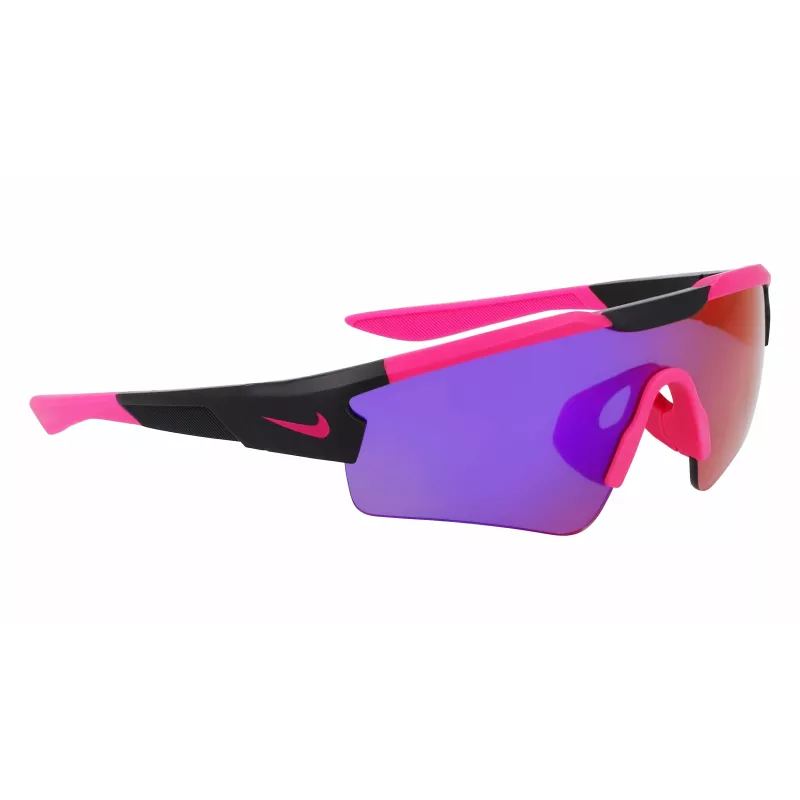Nike Gafas de sol niños Cloak - Negro mate, lentes gris humo, protección UV400