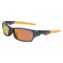 Nike Gafas de sol de niños JOLTMDZ737957 - Montura negra, lentes gris humo, 57 mm