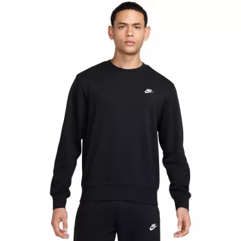 Nike Club sudadera con cuello redondo para hombre negra XL