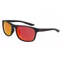 NIKE Gafas deportivas unisex ENDURE MFJ - Montura negra mate, lentes grises, 59 mm