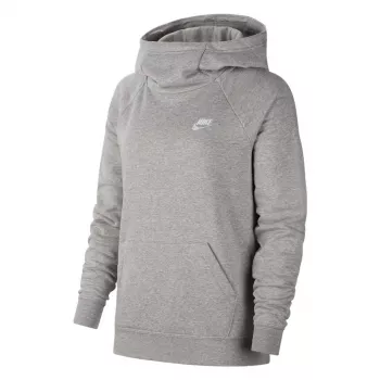 Nike Essentials Sudadera de forro polar con cuello alto mujer Dark Grey Heather talla S