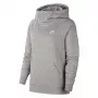 Nike Essentials Sudadera de forro polar con cuello alto mujer Dark Grey Heather talla S