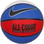 Balón de baloncesto Nike Everyday All Court 8P talla 7 desinflado azul/blanco/rojo