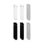 Pack de 6 calcetines crew Nike Everyday Elevated, blanco/negro/gris, EU 43-46
