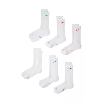 Nike Everyday Elevated pack de 6 calcetines crew blancos (EU 38-42.5) HQ8021-906