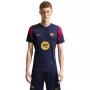 Nike FC Barcelona Strike Camiseta de entrenamiento de fútbol para hombre Navy Blue XL