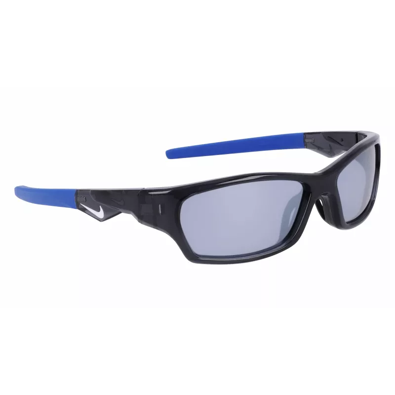 Nike Gafas de sol para niños Jolt - Negro mate / Gris humo - Lentes de 57 mm