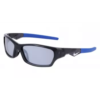 Nike Gafas de sol para niños Jolt - Negro mate / Gris humo - Lentes de 57 mm
