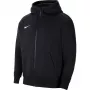 Sudadera con capucha y cremallera completa Nike Park 20 Fleece Negra CW6891-010