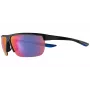 NIKE Gafas de sol unisex NIKETEMPESTSE - 67/12/122 mm - montura negro mate, cristales gris humo