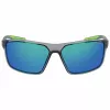 NIKE WINSTORMMCW4 Gafas de sol de hombre - Montura negro mate, lentes gris humo, ancho de lente 65 mm