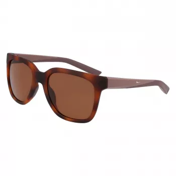 Gafas de sol de mujer NIKE NKFV2412-203 marrón oscuro montura cuadrada lentes marrones tintadas 51/18/135 mm