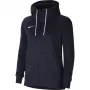 Nike Sudadera con capucha Park 20 para mujer Midnight Navy/blanco