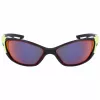 Nike Zoneed Gafas de sol Negro mate Gris 66mm Hombre Deporte