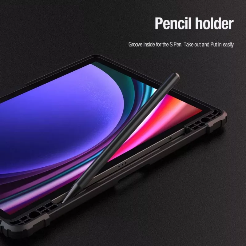 Nillkin Bumper Leather Case Pro funda para Samsung Galaxy Tab S9 - negra