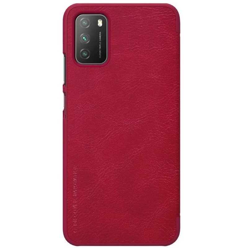 Nillkin Poco M3 funda Qin Book roja