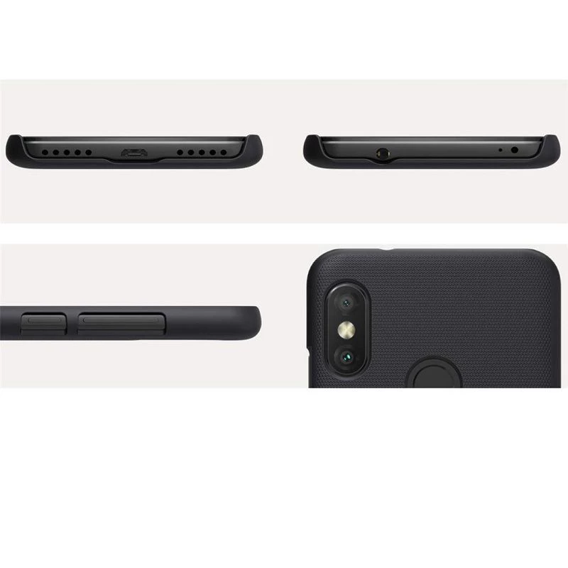 Nillkin Funda Super Frosted Shield para Xiaomi Redmi Note 6 Pro - Negro
