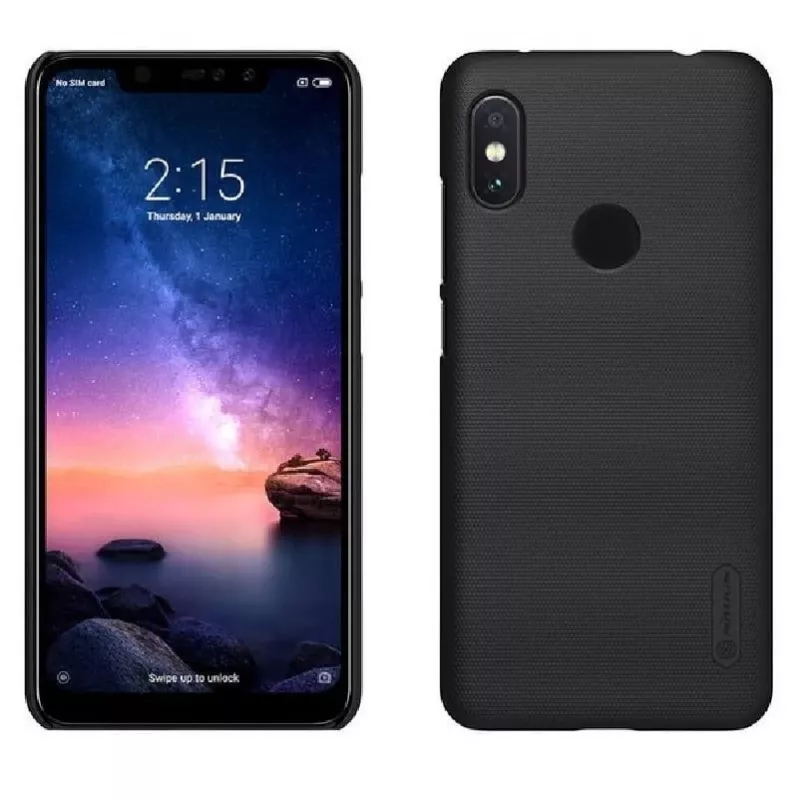 Nillkin Funda Super Frosted Shield para Xiaomi Redmi Note 6 Pro - Negro
