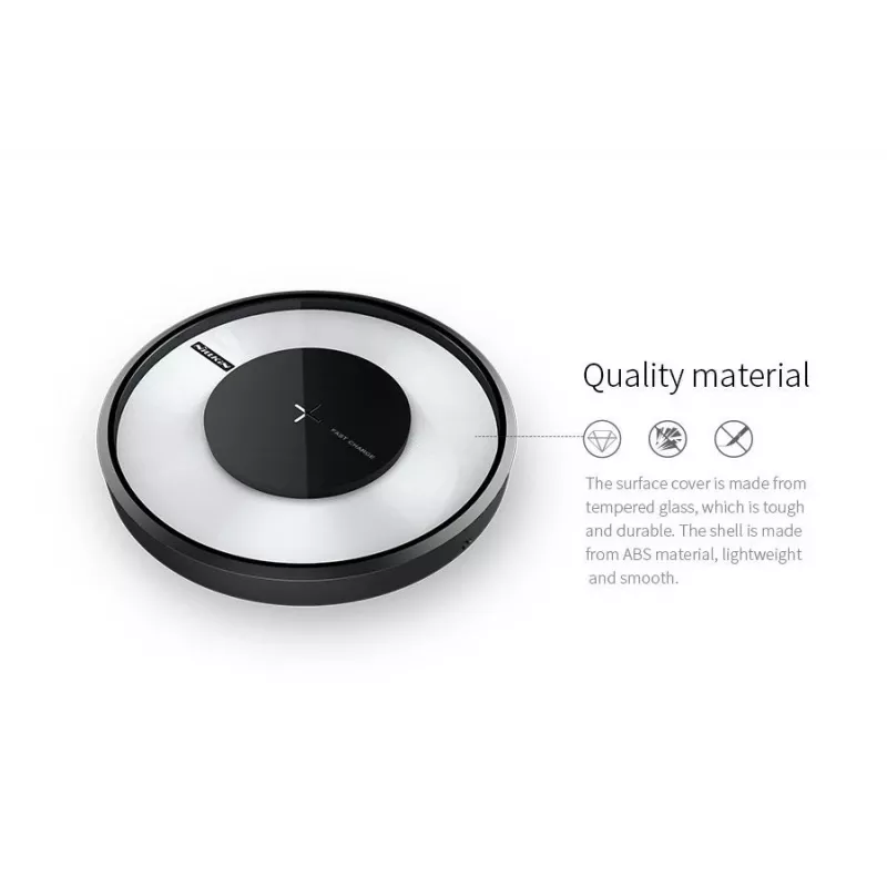 Cargador inalámbrico Nillkin Universal Magic Disk IV negro