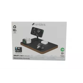Nimble Valet Cargador Inalámbrico 3 en 1