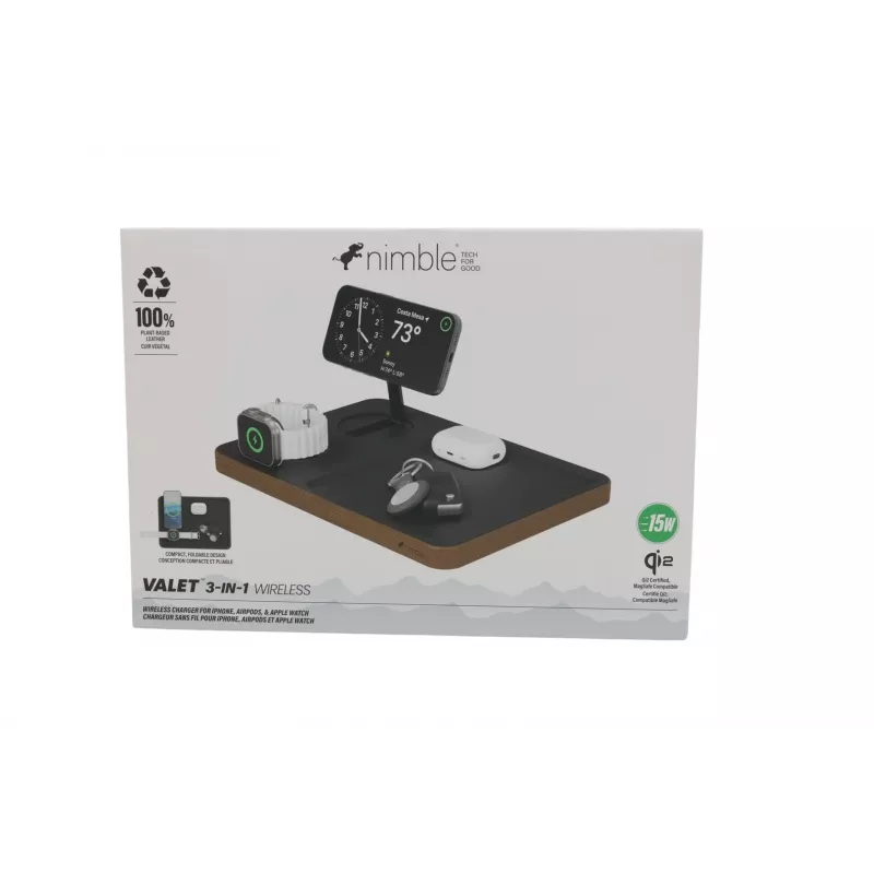 Nimble Valet Cargador Inalámbrico 3 en 1