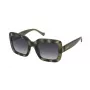 Gafas de sol de mujer Nina Ricci SNR322 - montura rectangular polarizada - negro brillante/gris - 53/23/140 mm